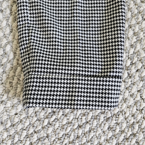 I-N-C International Concepts Glitz Runway Mid Rise Tapered Leg Reg Houndstooth - Picture 6 of 12